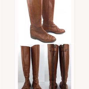 Madewell Sidney Tall Riding Boots Brown Sz 7 *READ